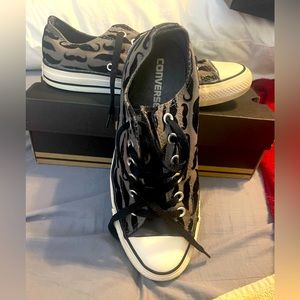 Vintage “Mustache” Converse Shoes
